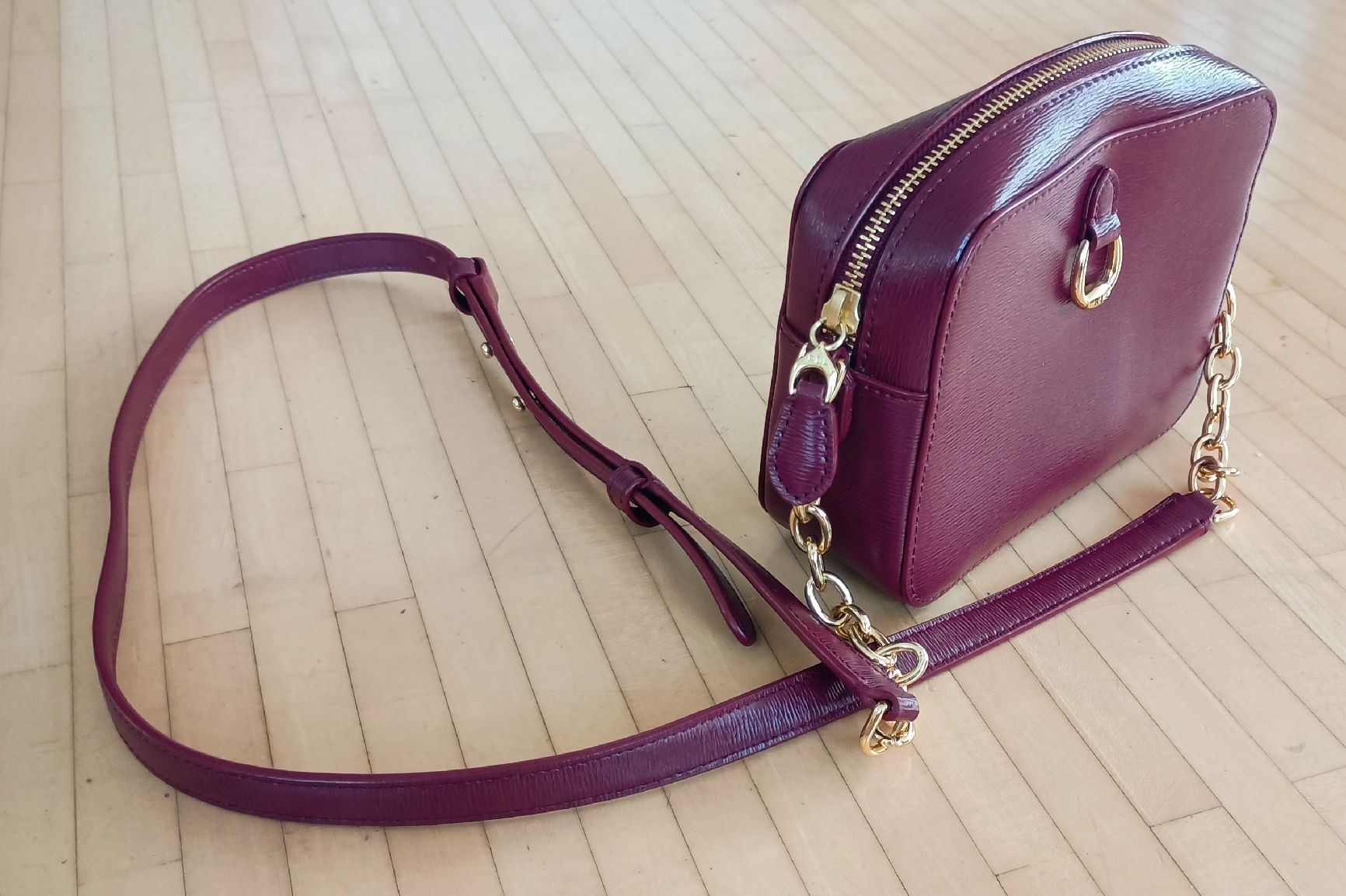 Ralph Lauren Sacs femmes: Ralph Lauren Ledertasche Bordeaux neuwertig – Neuf (Voir description) à Gossau ZH par GimK_4er 1