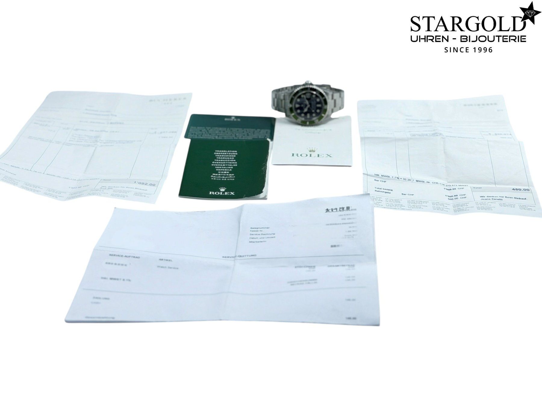 Rolex Orologi: Rolex Submariner Date "Kermit" - 16610 – Usato da Zürich venduto da Stargold-Uhren 7