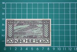 currency voucher austria kirchberg 20 heller 1920