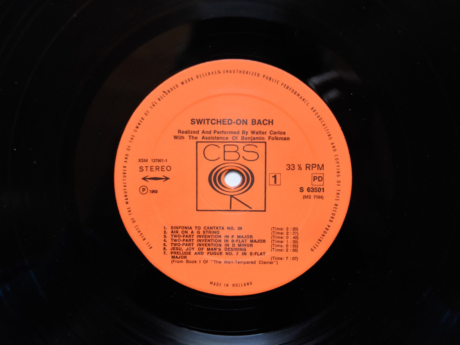 Schallplatten: Walter Carlos - Switched-On Bach – Gebraucht aus Belmont-sur-Yverdon von ag97 2