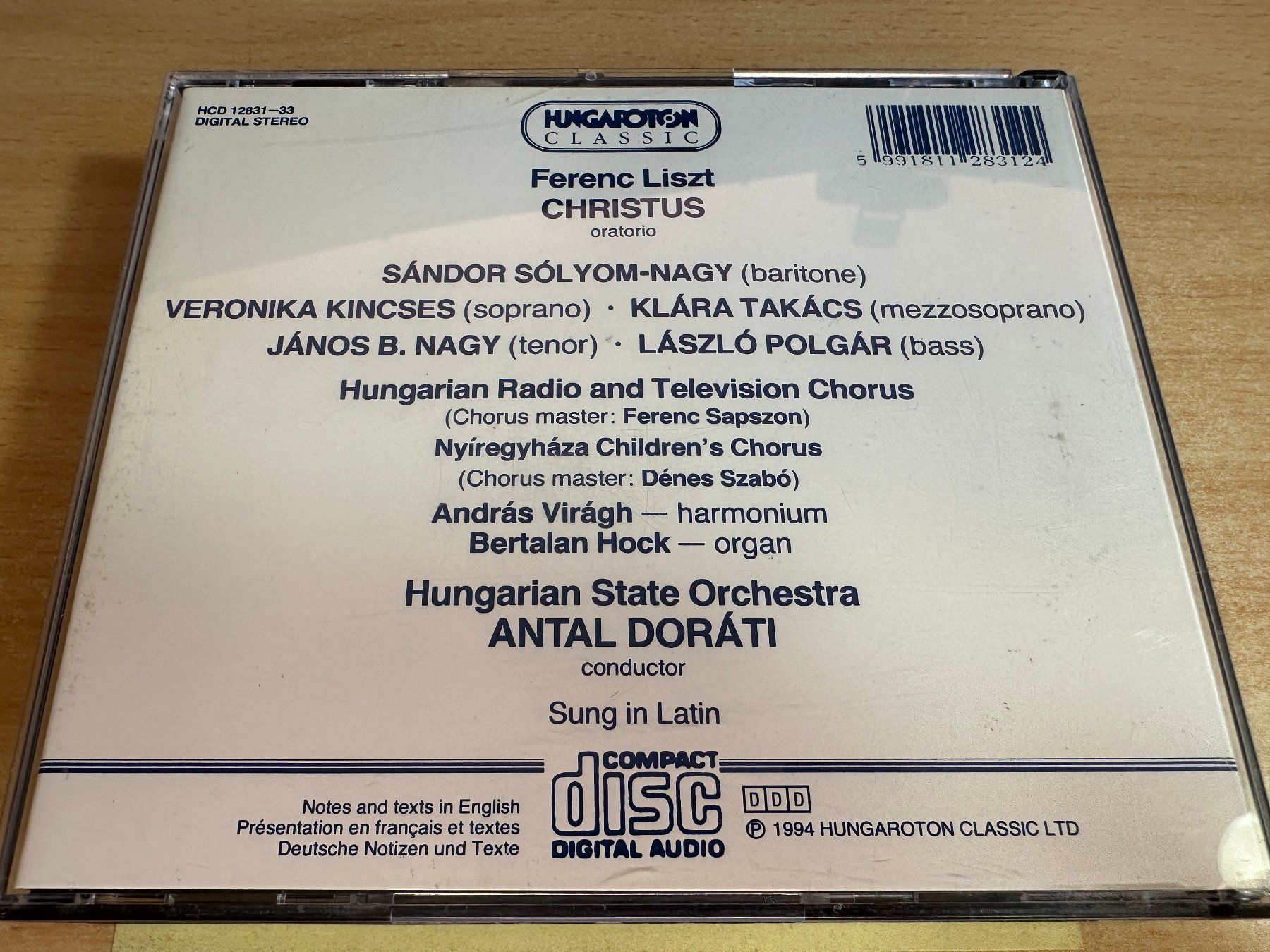 CD: Franz Liszt – Christus - 3 CD – Usato da Rikon im Tösstal venduto da Alpenmutz 1