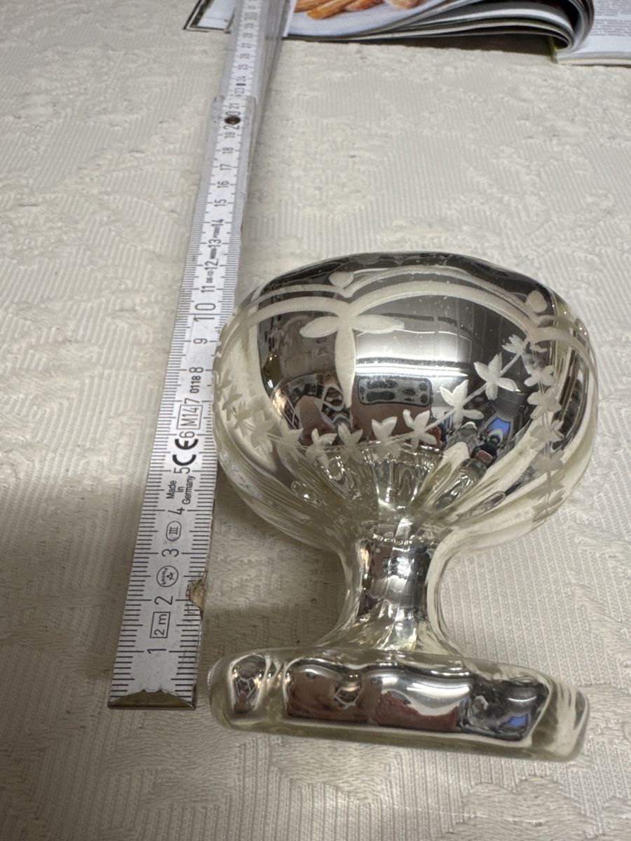 Bicchieri: Antike Bauernsilber  Schale, hangemalt, 8 cm – Usato da Gams venduto da ver_n7n9