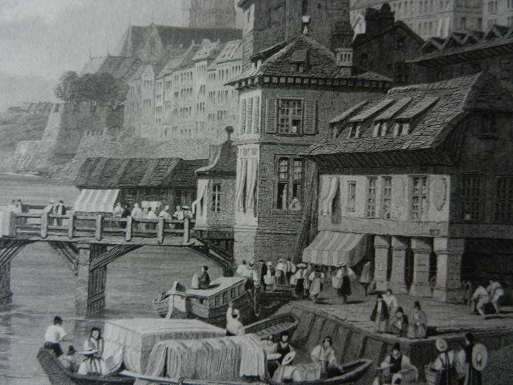 Incisioni: Basel Stahlstich von Prout – Usato da Risch venduto da Rischli15 9