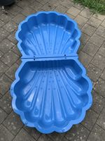 Sandkasten und Bassin Muschel blau guter Zustand