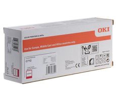 Original OKI C712n, Oki C712dn magenta Toner, 46507614