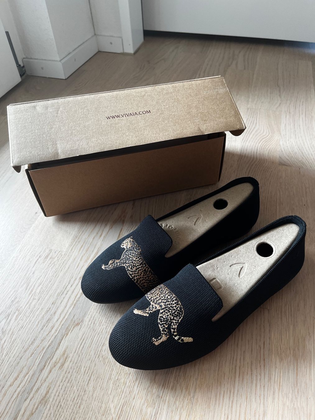 Damenschuhe: VIVAIA Loafers black leopard print - size 38.5 – Gebraucht aus Zürich von lea_6dzj
