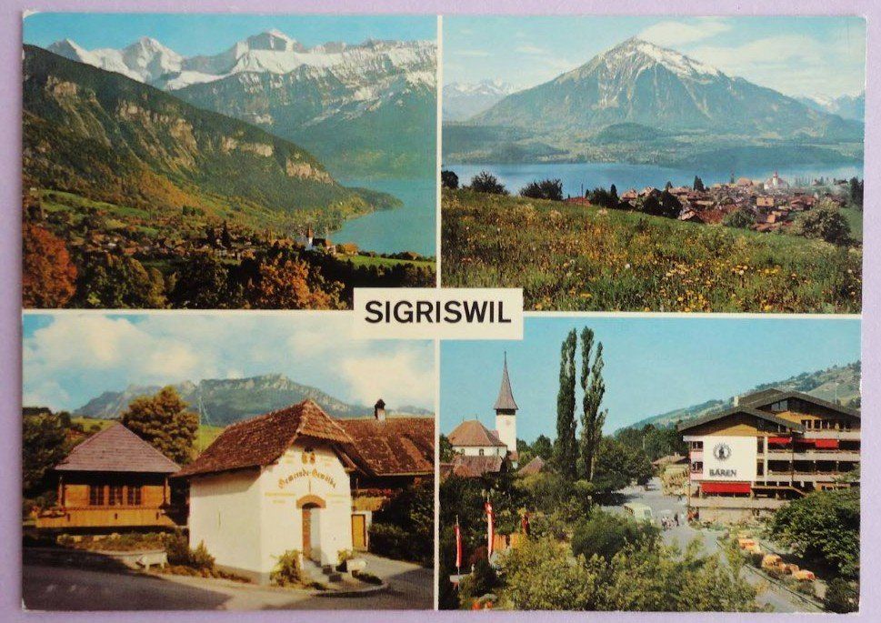 Cartoline postali: Sigriswil (Thunersee) 800 m ü.M. – Usato da Fétigny venduto da Billy2miny