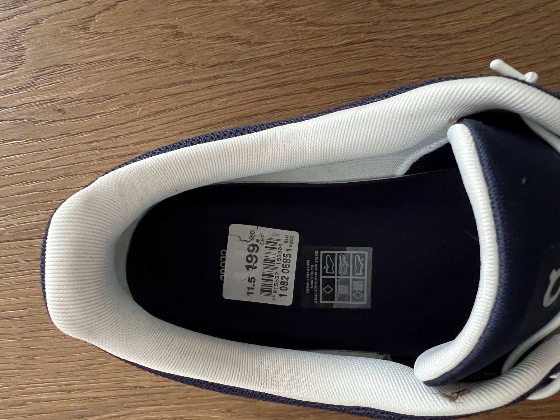 On Scarpe da uomo: ON Schuh Blau-Weiss | Grösse 11.5 – Nuovo (secondo la descrizione) da Arlesheim venduto da obadja01 4