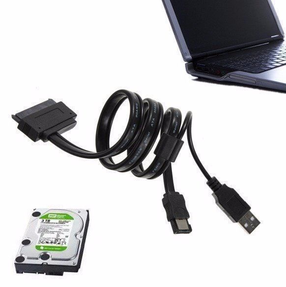 Kabel: USB + eSATA zu SATA 22pin Kabel – Neu und originalverpackt aus Unterägeri von RmOnline 2