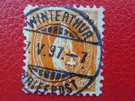 Stehende: 66C, Luxusstück von WINTERTHUR, LP: 17.MAI.1897.