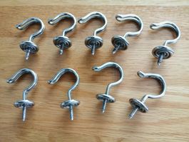 9  Haken aus Metall - Praktisch & Zeitlos! VINTAGE 