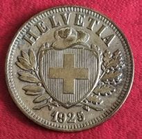 2 RAPPEN SCHWEIZ - JAHR 1925
