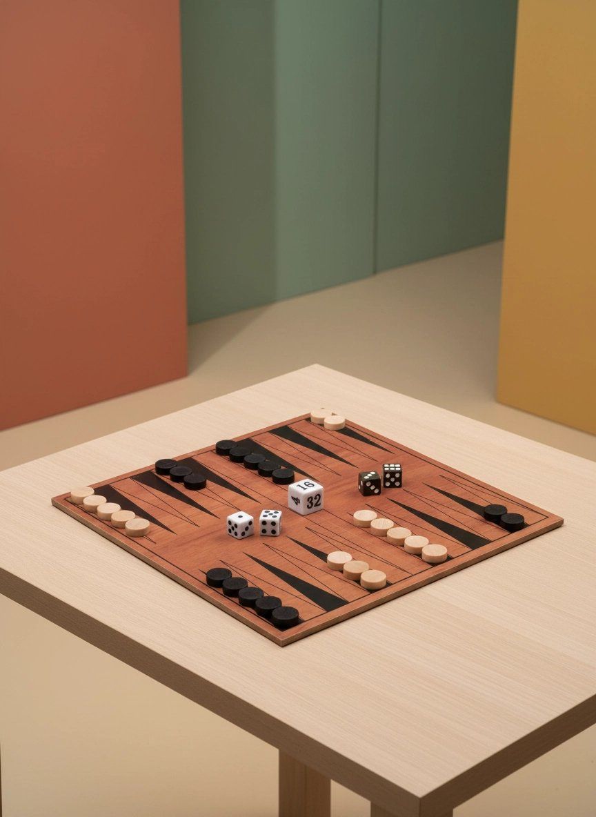Giochi: Backgammon pliable en bois / NEUF – Nuovo e nell'imballaggio originale da Meyrin venduto da ChiaraMania