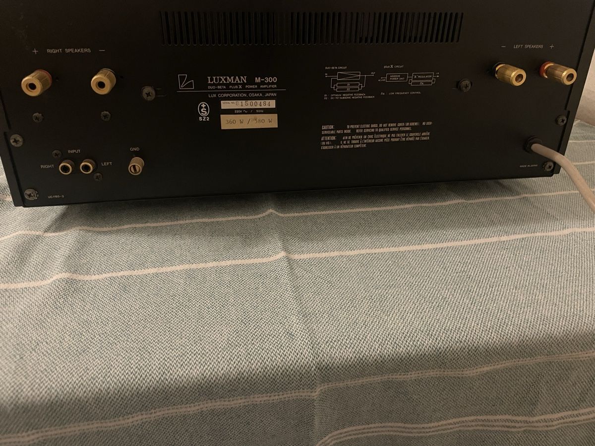 Luxman Amplificatori: Luxman M-300 High End Endstufe – Usato da Zürich venduto da beli_30 8