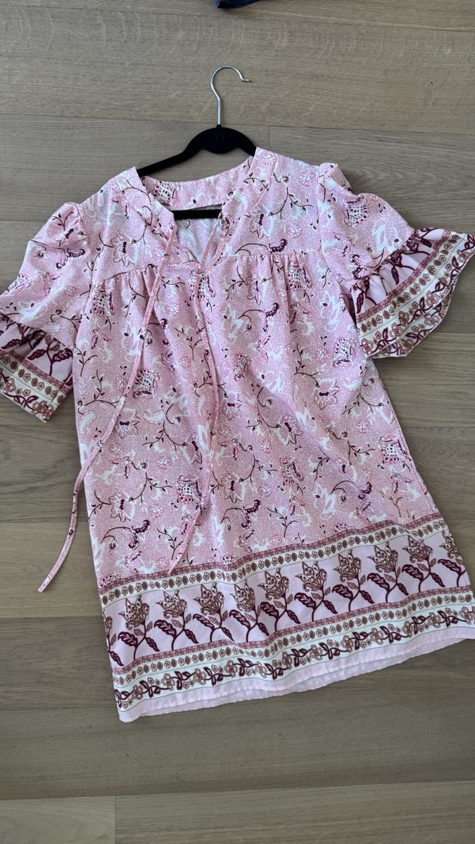 Vestiti: Sommerliches Kleid, Grösse M Rosa Blumenmuster – Usato da Steinhausen venduto da inmumi