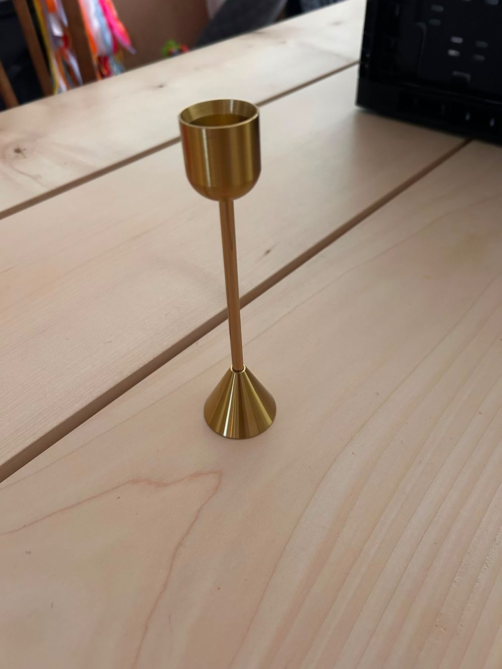 Portacandele: 24 Kerzenständer gold – Nuovo e nell'imballaggio originale da Luzern venduto da colline95