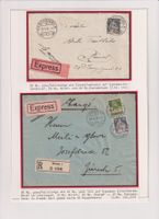 EXPRESS Frankaturen Fr.0,80 / 0,90 ! Selten und schön !!