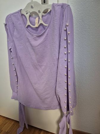 Blouse mauve gr. M NEUVE
