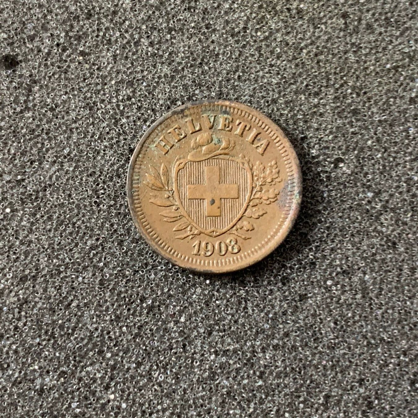 Tutti le monete: 1 Rappen 1908 (259) – Usato da Reitnau venduto da tb-muenzen 1