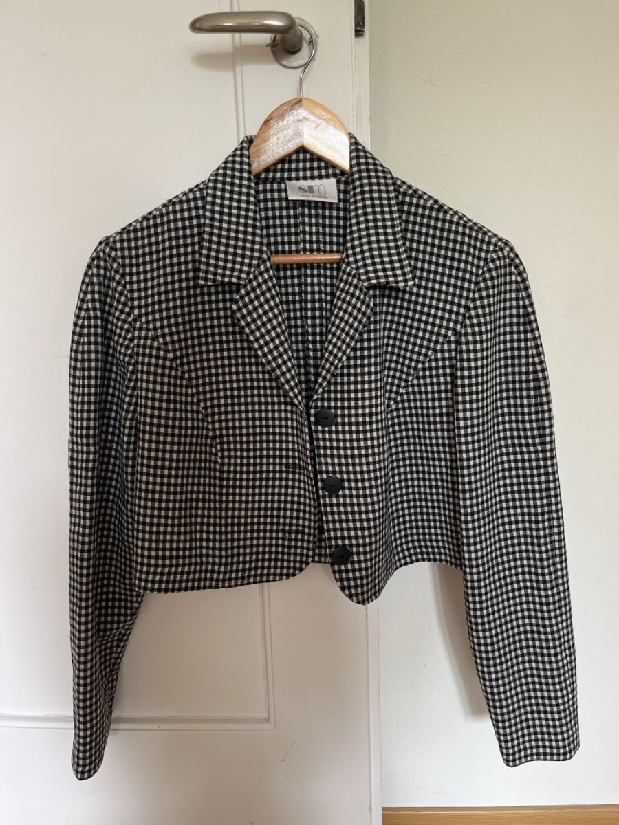 Giacche: Karierte Crop-Jacke – Nuovo (secondo la descrizione) da Zürich venduto da Samichlaaus