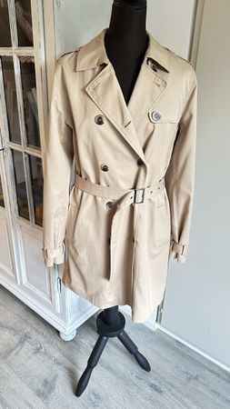 Eleganter Trenchcoat, beige, Grösse 40