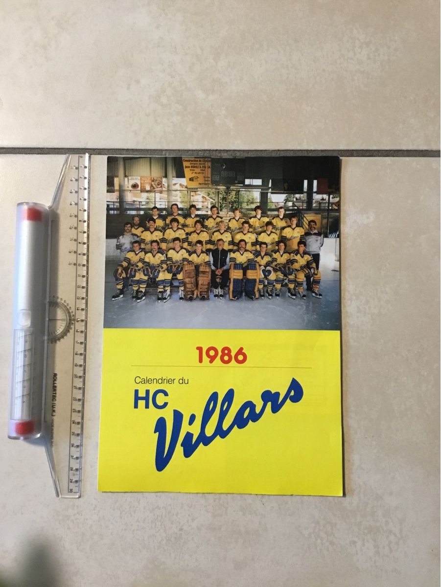 Calendari: Calendrier HC VILLARS 1986 – Usato da Vétroz venduto da Moulb7