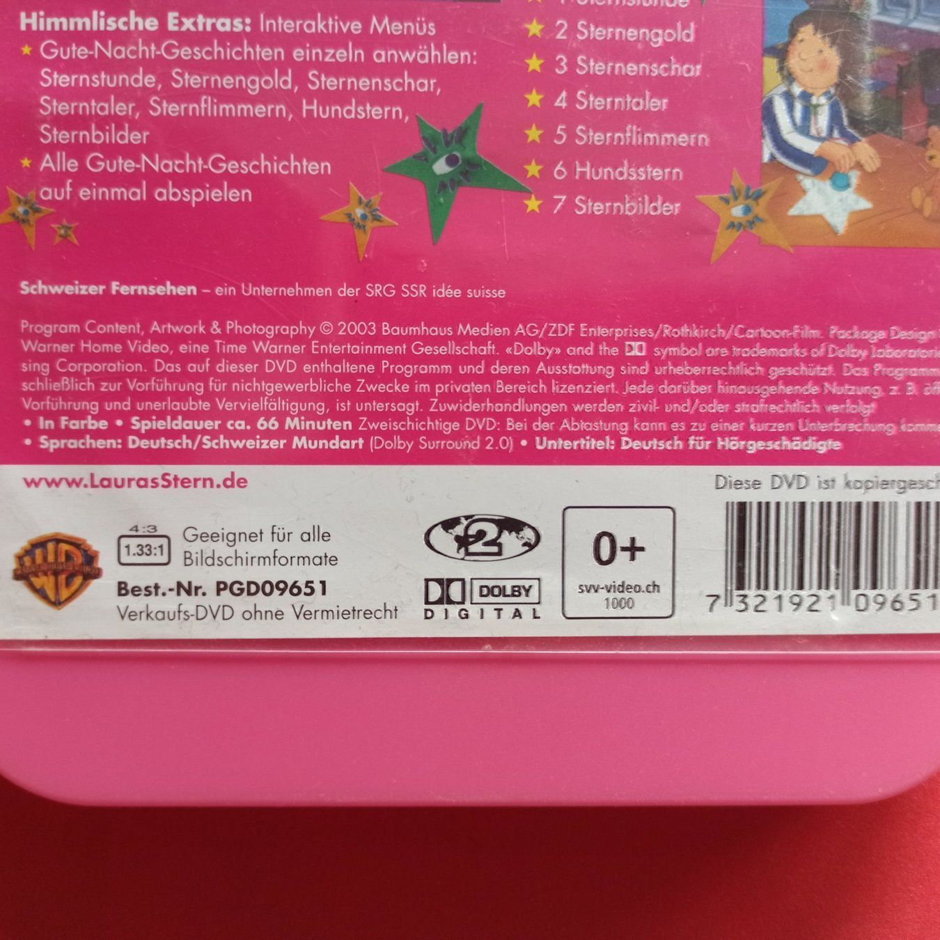 Alle DVDs: Lauras Stern 1 – Gebraucht aus Dübendorf von kb86_MOVIE 2