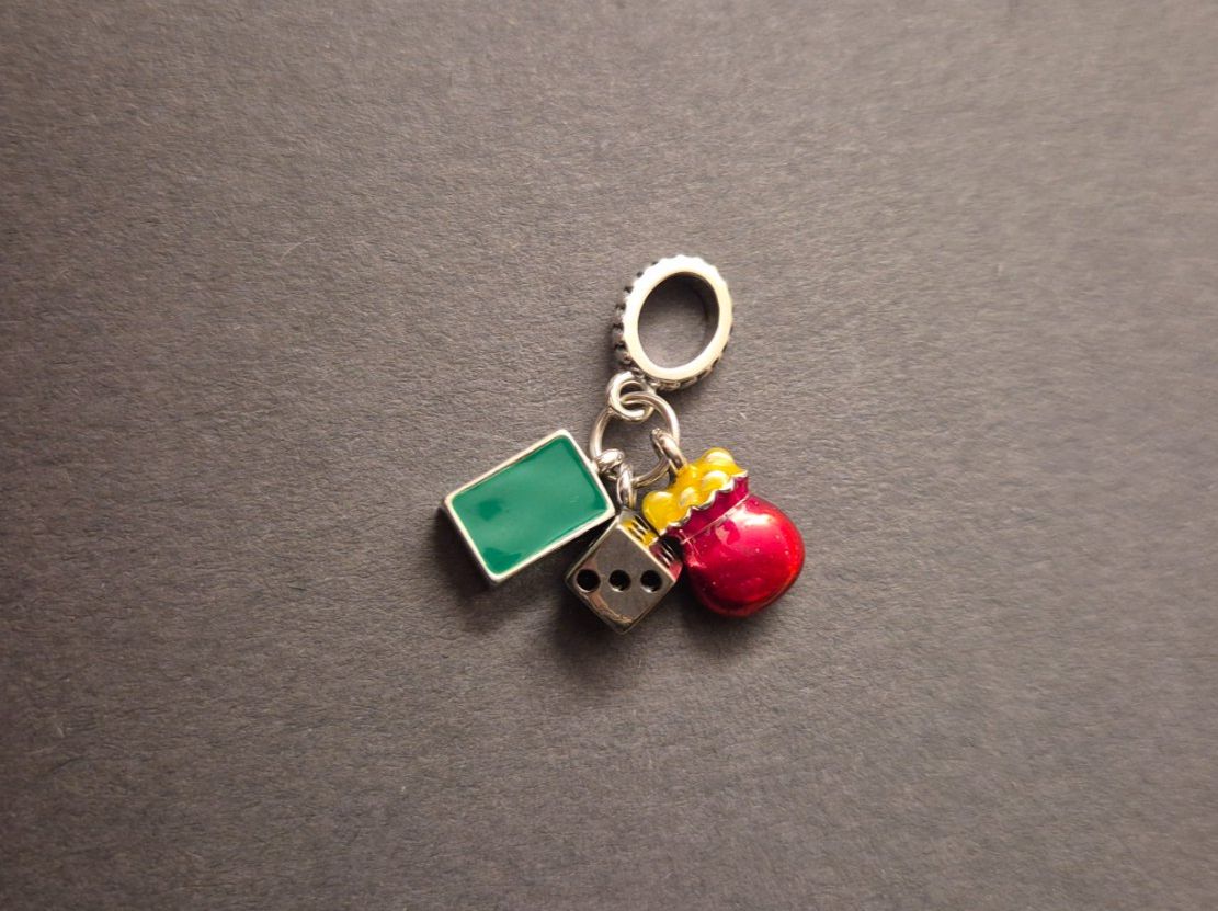 Ciondoli: Silber Charm Mahjong +Garantie – Nuovo (secondo la descrizione) da Rotkreuz venduto da Carbone_Bijou-Shop 1
