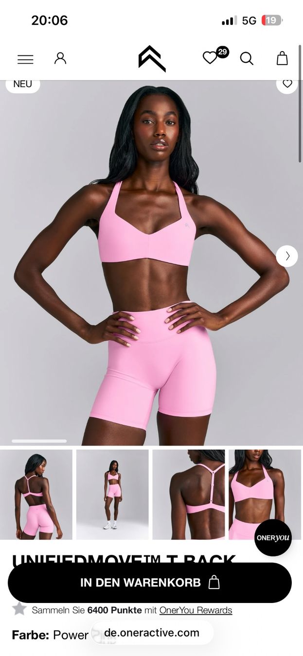 Tops: Oner Active BH Power Pink – Neu und originalverpackt aus Zofingen von Tanner_ 1
