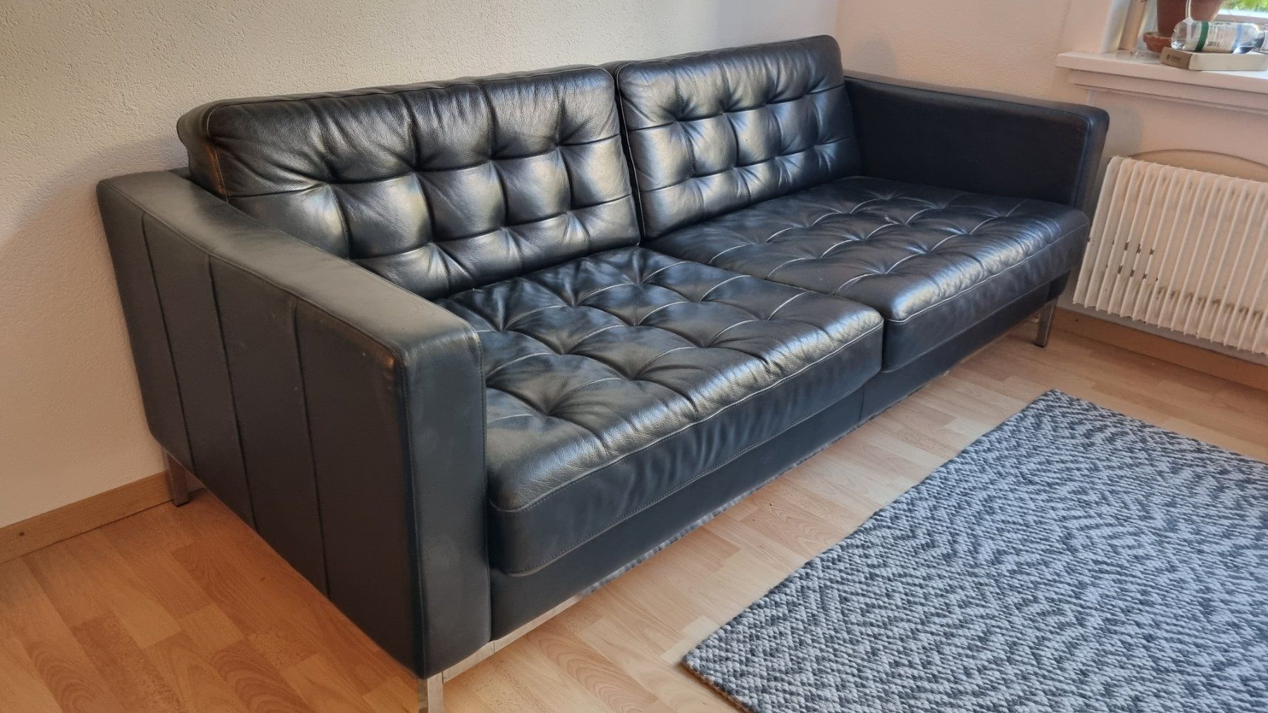 Ikea Sofas: Sofa Ikea Landskrona 3er schwarz – Gebraucht aus Bern von Grizu3 1