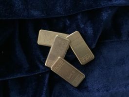 4 Stück Goldbarren 999.9 Feingold,deko,!