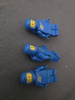 Lego Space Minifigur Blau (3x)