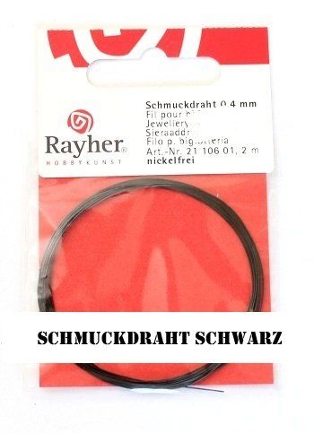 Kit bricolage: Schmuckdraht schwarz 0,4mm – Nuovo e nell'imballaggio originale da Schlatt TG venduto da mavo85