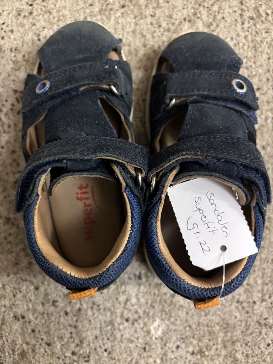 Superfit Schuhe für Jungen: Superfit Sandalen, Grösse 22 dunkelblau – Gebraucht aus Büren an der Aare von Nikito2001 2