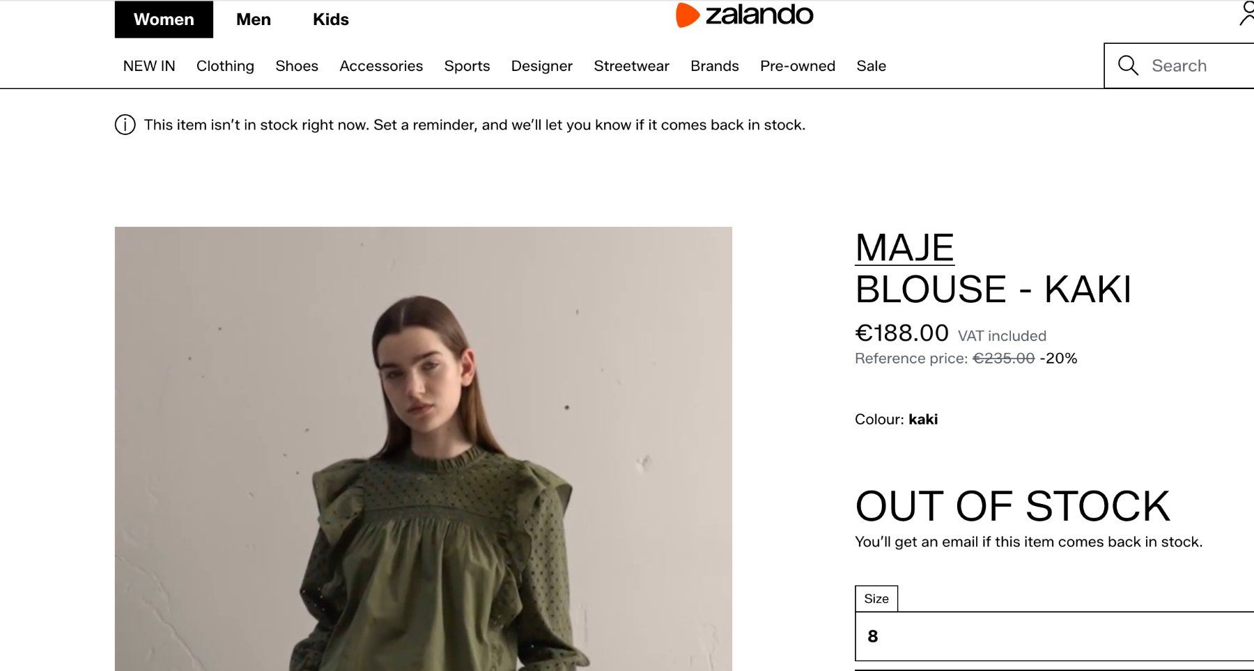 Maje Top: EUR 235 Maje blouse - 2 – Nuovo e nell'imballaggio originale da St-Sulpice VD venduto da juhdu 2