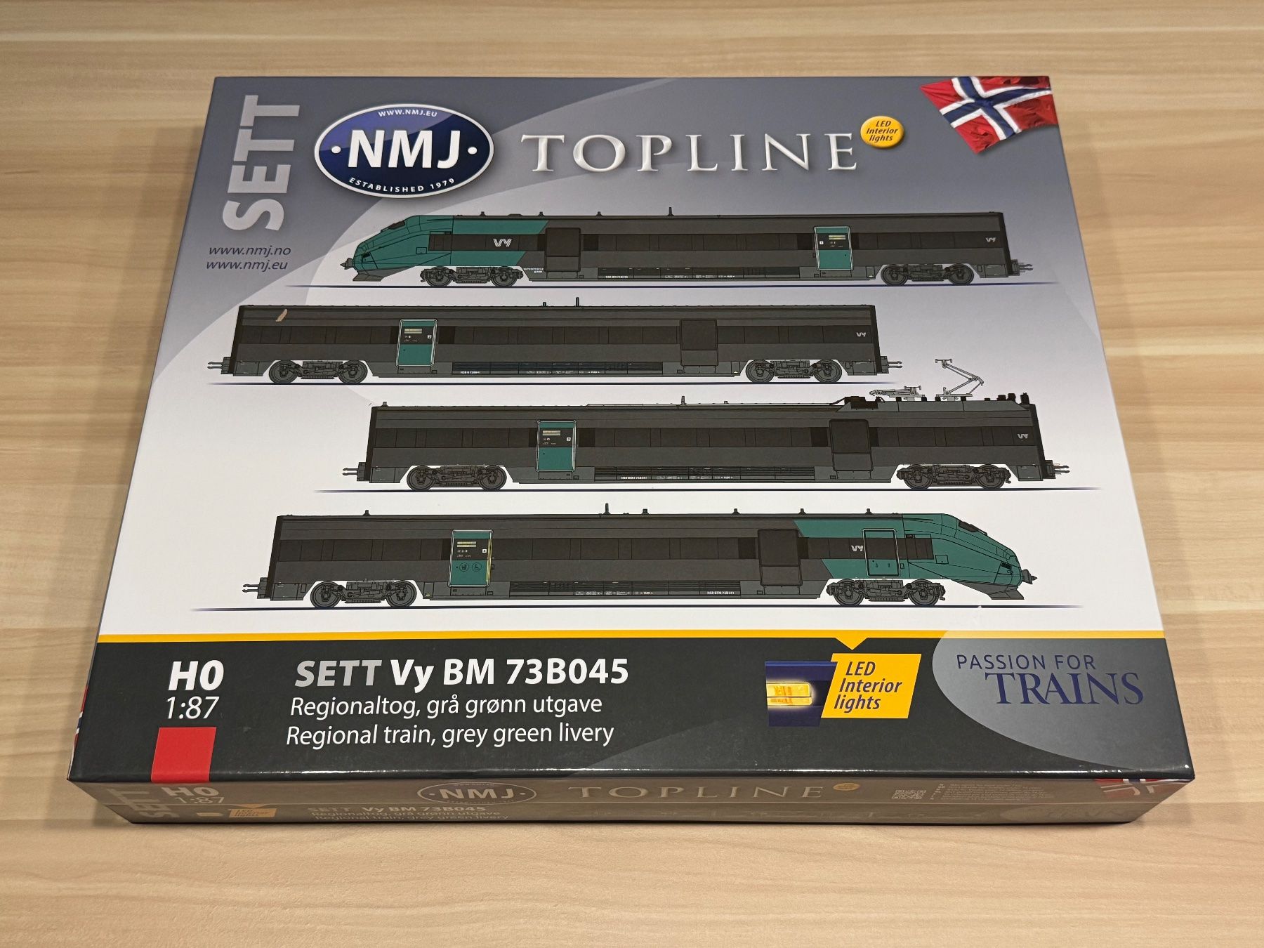 Modellini di ferrovie: NMJ Topline VY BM73B 045, DCC Sound+Innenbeleuchtung – Nuovo e nell'imballaggio originale da Zufikon venduto da thanasak