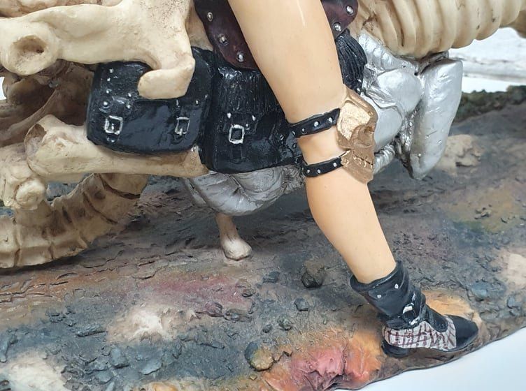 Sculture & Statue: GOTHIC BIKERFIGUR -Motorradfigur Veronese signiert – Usato da Prêles venduto da Podencogalgo 8