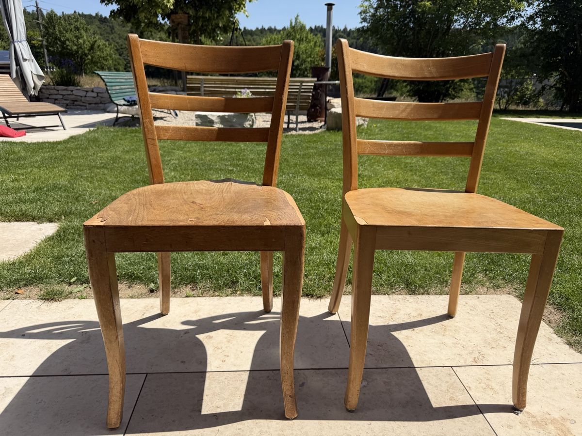 Sedie: 2 Holzstühle  – Usato da Lenzburg venduto da To 1