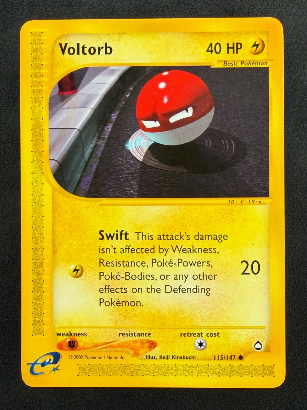 Pokémon Sammelbilder & Trading cards: Voltorb 115/147 | Aquapolis | EN – Gebraucht aus Aarau von fgr15