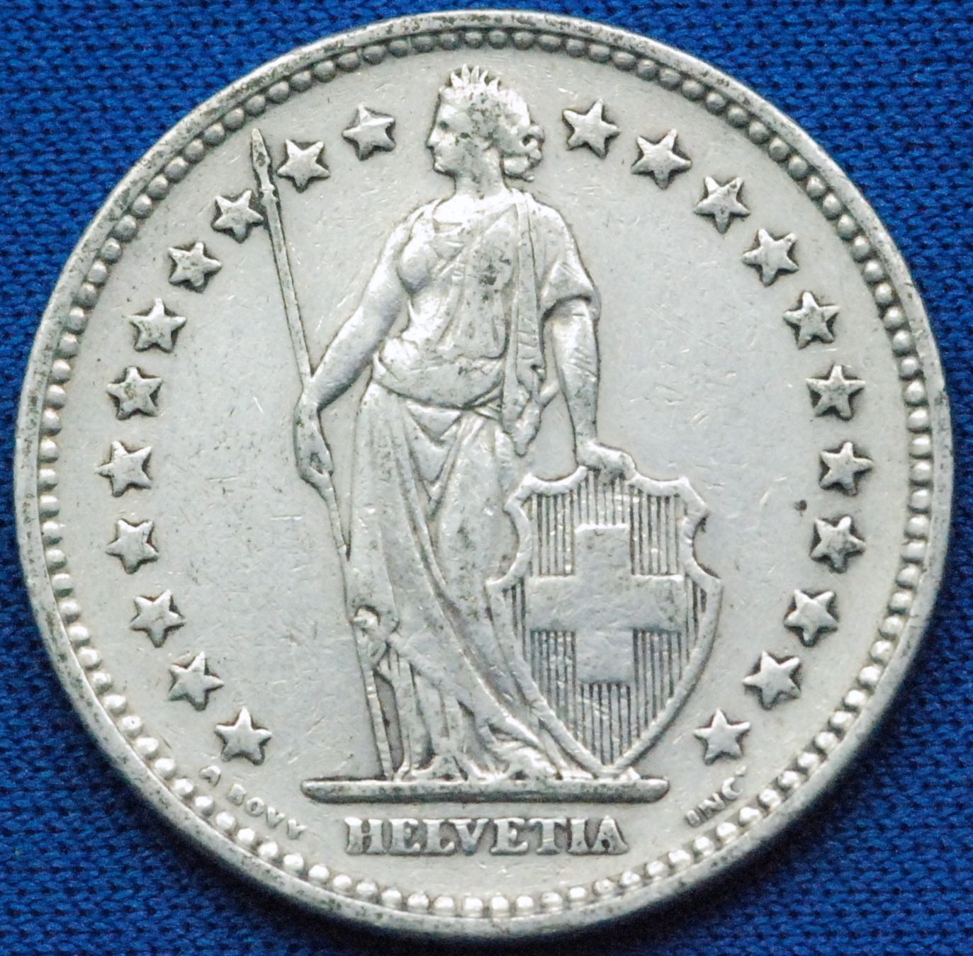 Tutti le monete: Silberner 2.- Jg. 1922, Rar – Usato da Mühlethal venduto da sowato 1