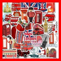 London Bus England Doppeldecker Stickerbomb 50 tl Stickerset