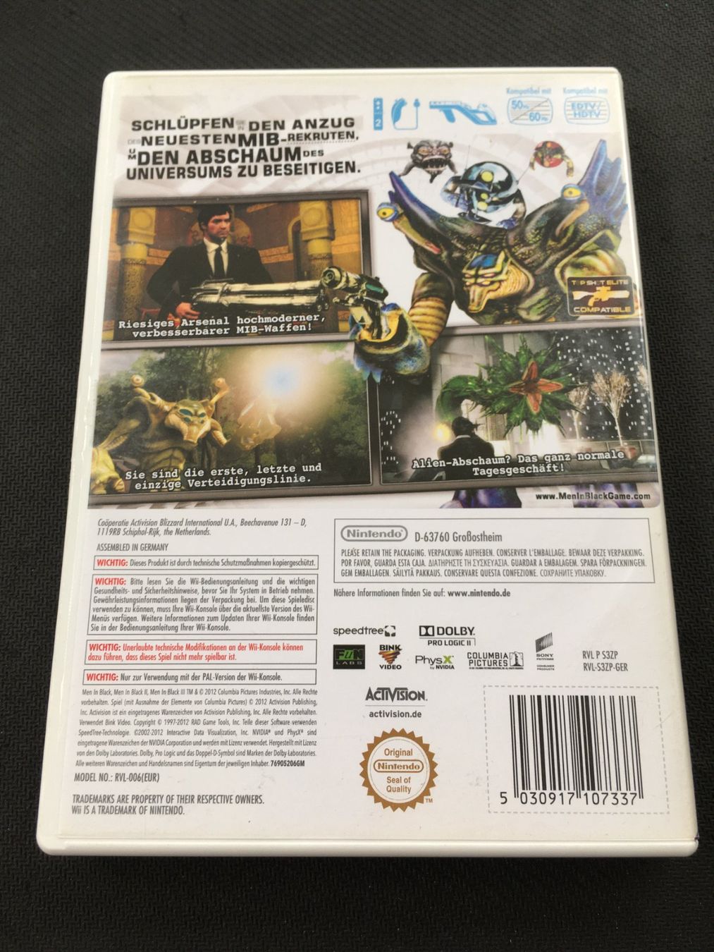 Nintendo Giochi: MIB Alien Crisis - Nintendo Wii – Usato da St.Gallen venduto da Punktchen01 1
