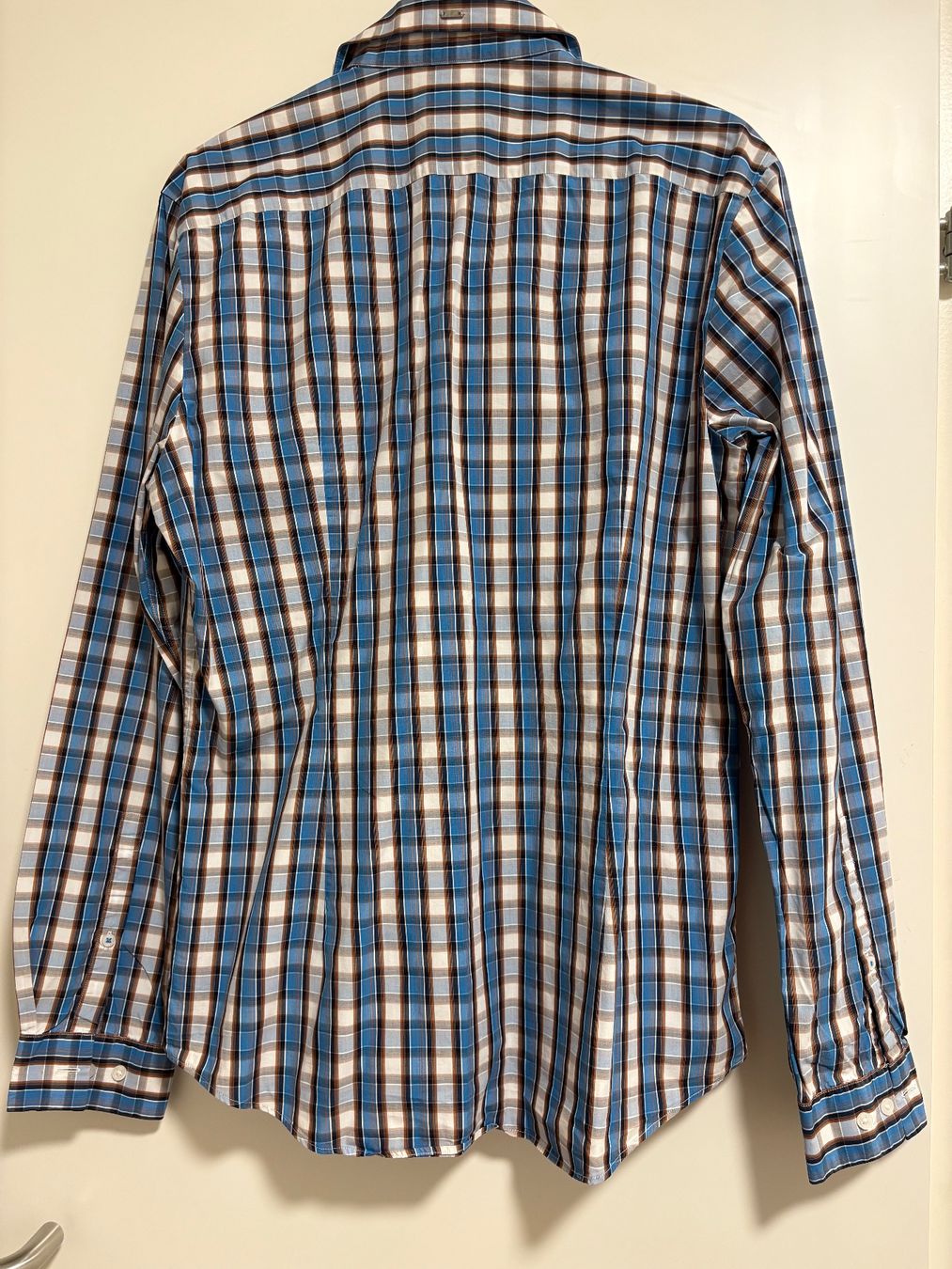 Camicie: Herren Langarmhemd Gr. L – Usato da Embrach venduto da Bdennis 1