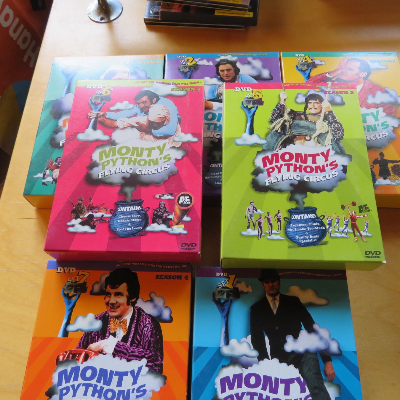Tutti i DVDs: Komplett Monty Python's Flying Circus 7 Sets DVD – Usato da Sirnach venduto da Pepeballoni
