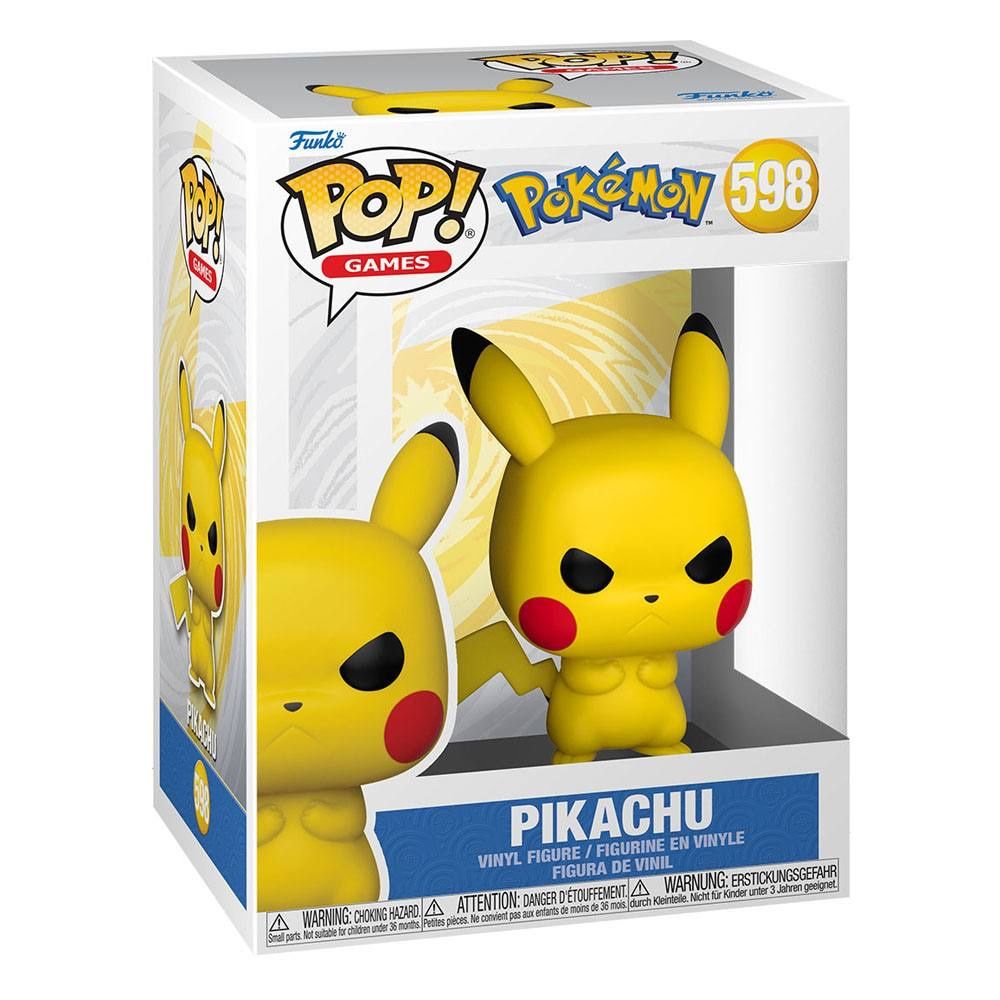 Pokémon Statuette: Pokemon POP! Games Vinyl Figur Grumpy Pikachu – Nuovo e nell'imballaggio originale da Wettingen venduto da __mj81 1