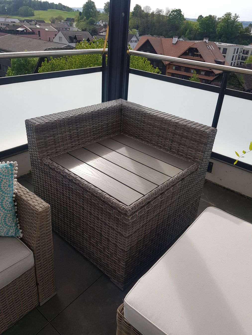 Box contenitori: LOUNGE ECKELEMENT MIT ABLAGEFLÄCHE / STAURAUM/ N.P 290.- – Nuovo (secondo la descrizione) da Root venduto da LifestyleAccessoires 1