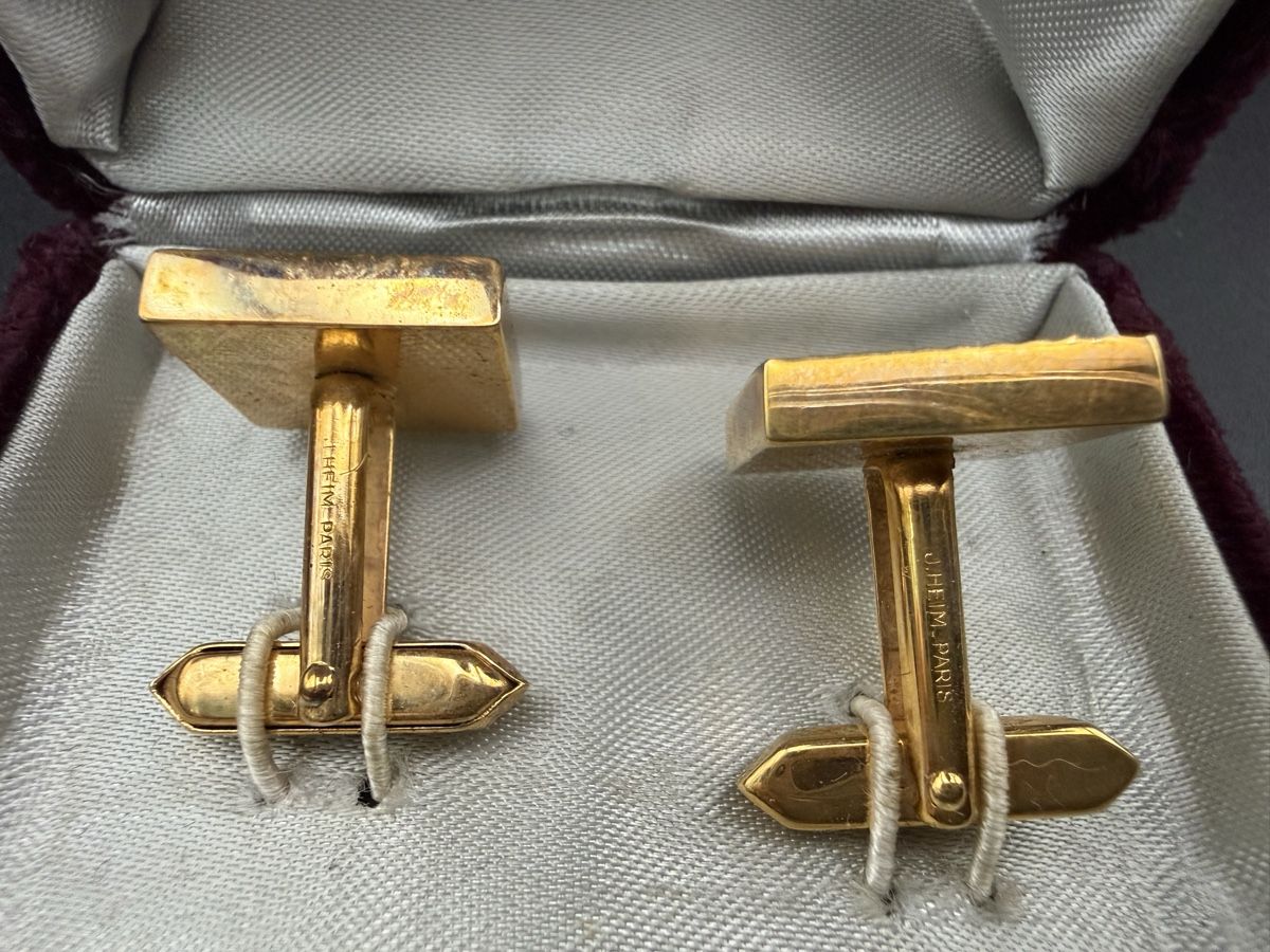 Manschettenknöpfe: Elegante Manschettenknöpfe Jacques Heim Paris – Gebraucht aus Lamone von LaCantinaMagica 1