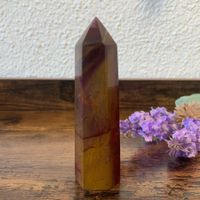 ✲ Mookait Jaspis Turm ✲ 91mm / 90g Mookaite Obelisk Spitze
