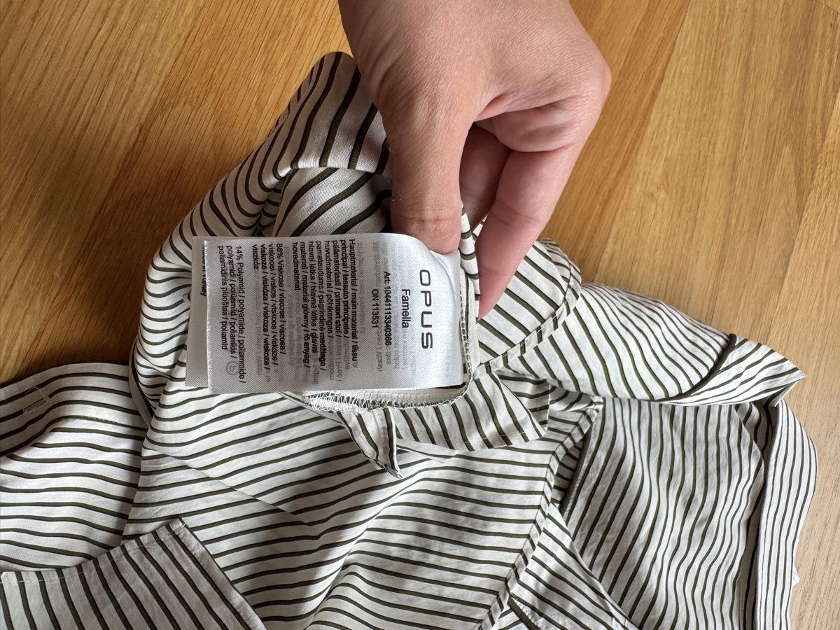 Opus Camicette: Damen Bluse Opus gestreift Grösse 36  – Nuovo (secondo la descrizione) da Birrwil venduto da Annaluna 2
