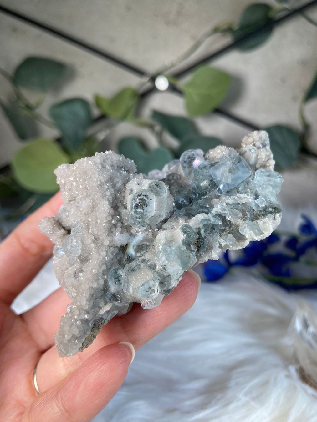 Edelsteine: Grüner Fluorit – Gebraucht aus Neuheim von m.hald 6
